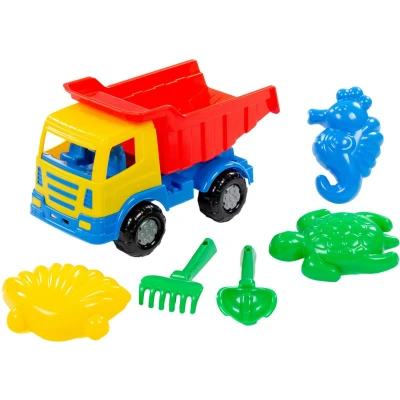 Afbeelding van Cavallino Klassieke Kiepwagen met Strandset, 6dlg.