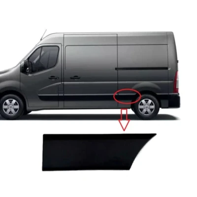 Afbeelding van Linker achterzijde molding strip trim paneel (kort chassis L2) voor Master III, Movano B, NV400 2011 2020 OE: 768F20006R