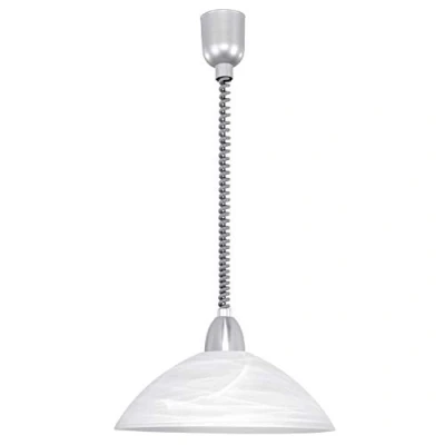 Afbeelding van EGLO Lord 2 Hanglamp 1 Lichts Ø360mm. Zilver, Nikkel Mat Wit