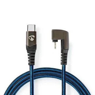 Afbeelding van USB C naar Lightning kabel 2 meter (Nylon, Rechte connector)