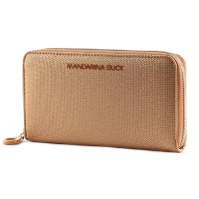 Afbeelding van MANDARINA DUCK Portemonnee MD20 Lux Zip Around Wallet Mustard Abrikoos