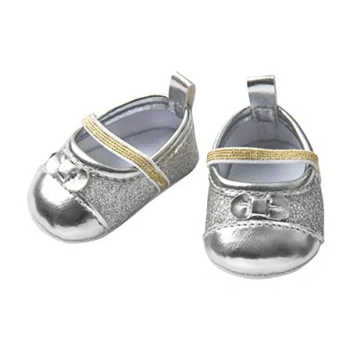 Afbeelding van Poppenballerina&#039;s Glitter Zilver, 30 34 cm