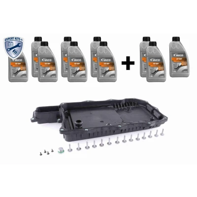 Afbeelding van VAICO V20 4061 XXL Artikelset, olieverversing automaat Met pakking afdichtring, hoeveelheid olie voor oliespoeling BMW: 3 Saloon, 5 X5