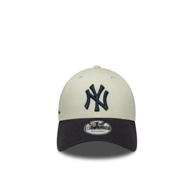 Afbeelding van New Era York Yankees MLB Side Script Cream 9FORTY Adjustable Cap