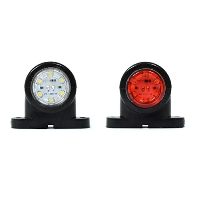Afbeelding van Set van 2 G LED vrachtwagen parkeerlicht 12V/24V rood wit