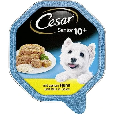 Afbeelding van Cesar Senior 10+ Kip/Rijst Hondenvoer 12 x 150 g