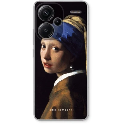 Afbeelding van Case Company® hoesje geschikt voor Xiaomi Redmi Note 13 Pro plus The Pearl Earring Soft Cover Telefoonhoesje Bescherming aan alle Kanten en Schermrand