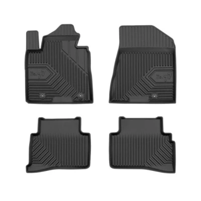 Afbeelding van FROGUM No. 77 77425804 Vloermatset TPE (thermoplastische elastomeer) voor en achter 4 Zwart Op maat gemaakt HYUNDAI: Tucson