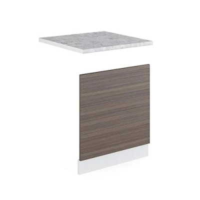 Afbeelding van Vicco Frontpaneel R Line, Edel grijs/wit, 45 cm , WB Marmer