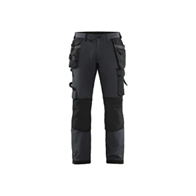 Afbeelding van Blaklader Werkbroek met 4 weg stretch 1522 1645 Zwart/Donkergrijs D100