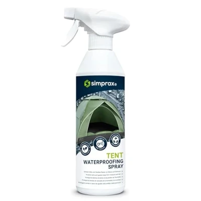 Afbeelding van simprax® Tent impregnatie Spray On 500 ml impregneermiddel impregneerspray Oeko Tex ECO Passport UV bestendig, biologisch afbreekbaar