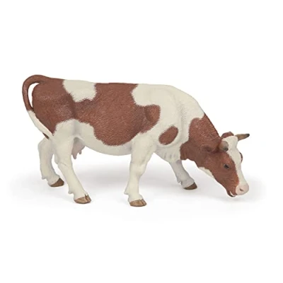 Afbeelding van Papo Simmental koe grazend LA Vie A Farm Dierenfiguur, 51147, meerkleurig