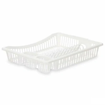 Afbeelding van Afdruiprek voor Keukengootsteen Wit Plastic 45,5 x 8 36,5 cm (12 Stuks)