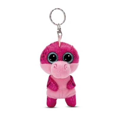 Afbeelding van GLUBSCHIS Dragon Kay sleutelhanger 9 cm roze