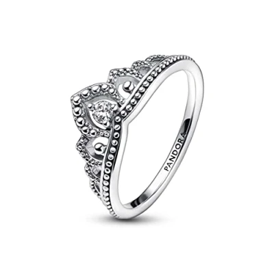 Afbeelding van Pandora Damesring 192233C01 Tiara, Metaal, Zirkonia