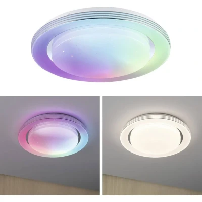 Afbeelding van PAULMANN 70546 LED plafondlamp Chroom, Wit