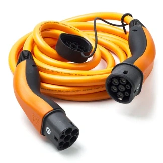 Afbeelding van Laadkabel type 2 LAPP 5 meter (Vormhoudend, 22 kW, Oranje)
