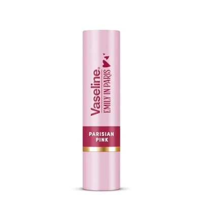 Afbeelding van vaseline LP Gekleurde lippenbalsem Emily Parisian Pink 3 g 24 uur hydratatie met 9% intense roze tint