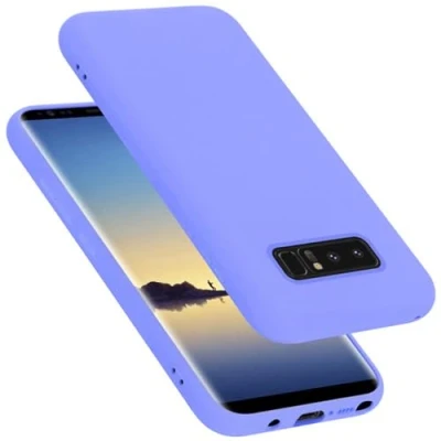 Afbeelding van Cadorabo Hoesje geschikt voor Samsung Galaxy NOTE 8 in LIQUID LICHT PAARS Beschermhoes gemaakt van flexibel TPU silicone Case Cover