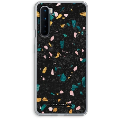 Afbeelding van Case Company® hoesje geschikt voor OnePlus Nord Terrazzo N10 Soft Cover Telefoonhoesje Bescherming aan alle Kanten en Schermrand