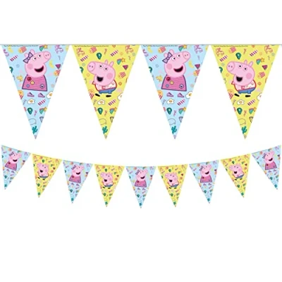Afbeelding van Vlaggenlijn Peppa Pig 2,3 meter