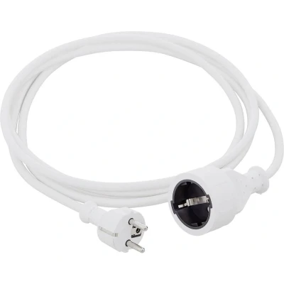 Afbeelding van HAWA 1008291 Stroom Verlengkabel 16 A Wit 5.00 m H05VV F 3G 1,5 mm²