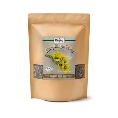 Afbeelding van Biojoy Biologische bouillon witte toorts bloemen (250 g), gedroogd en gesneden, bloesem kruidenthee (Verbascum thapsus)