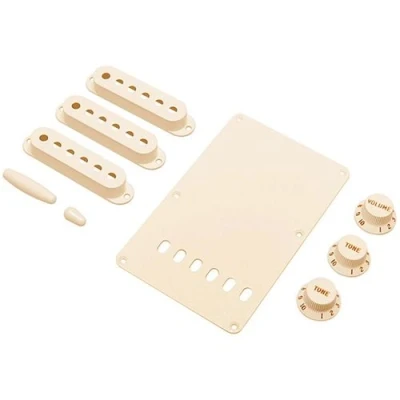 Image de Fender kit d&#039;accessoires pour Stratocaster aged white