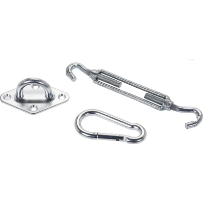Afbeelding van Schaduwdoek ophangaccessoires 3 delig