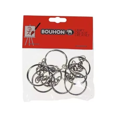 Afbeelding van Bouhon sleutelring, 25 mm, blister van 8 stuks