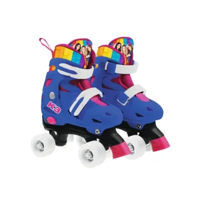 Afbeelding van K3 rolschaatsen maat 34/37 regenboog met verstelbare schoen