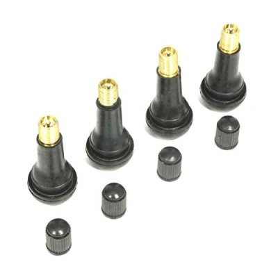 Afbeelding van 4 x Snap In rubberen ventielen TR 413 bandenventielen velgventielen 43 mm
