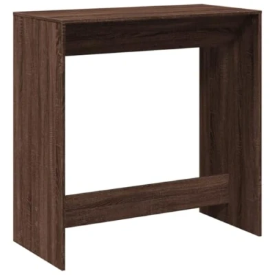 Image de vidaXL Table de bar chêne marron 102x50x103,5 cm bois d&#039;ingénierie854433