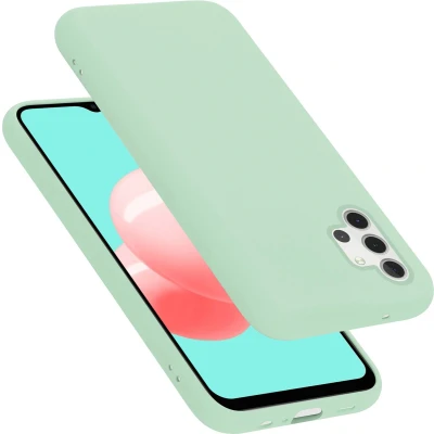 Afbeelding van Cadorabo Hoesje geschikt voor Samsung Galaxy A32 5G in LIQUID LICHT GROEN Beschermhoes gemaakt van flexibel TPU silicone Case Cover