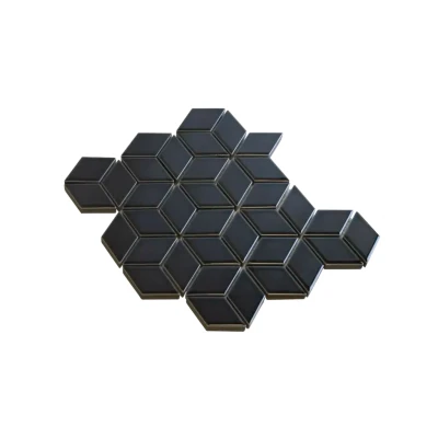 Afbeelding van The Mosaic Factory Paris 3D Kubus Black Glossy