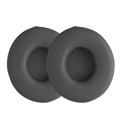 Afbeelding van kwmobile 2x oorkussens geschikt voor Beats Solo 2 Wireless / 3 Earpads koptelefoon in donkergrijs