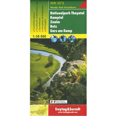 Afbeelding van Nationalpark Thayatal, Wander , Rad und Freizeitkarte 1:50.000, freytag &amp; berndt, WK 0073