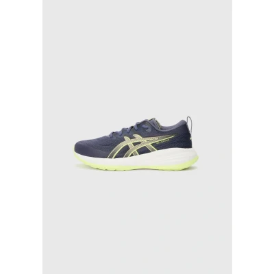 Afbeelding van Asics GEL Cumulus 27 Unisex Hardloopschoenen voor op de weg kinderen, Maat: 40, Indigo fog/lucid yellow Textiel/ synthetisch
