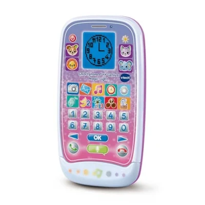 Image de Jeu électronique Vtech Smartphone P&#039;tit Genius Magic Light Rose