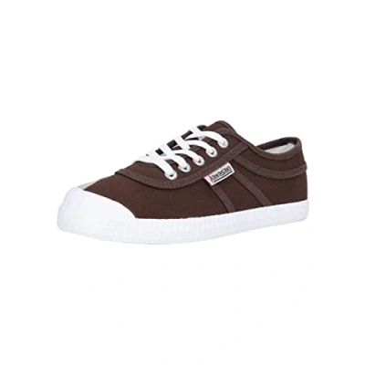 Afbeelding van Kawasaki Originele canvas schoen sneakers laag, 5045 Chocolate Bruin