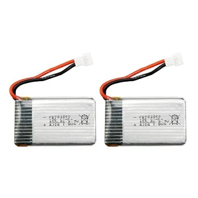 Afbeelding van YUNIQUE GREEN CLEAN POWER 3,7 V 500 mAh oplaadbare Lipo batterijen voor Rc Drones Geschikt Syma X5, Cheerson CX 30W, Skytech M68 2 stuks, 45 x 25 9 16 g, zilverkleurig