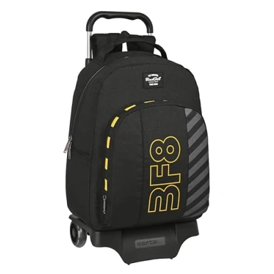 Afbeelding van Schoolrugzak met Wielen BlackFit8 Zone Zwart 32 x 42 15 cm