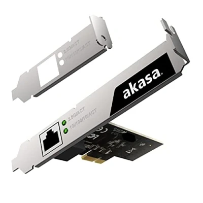 Afbeelding van Akasa 2.5 Gigabit PCIe Network Card, Realtek Chipset