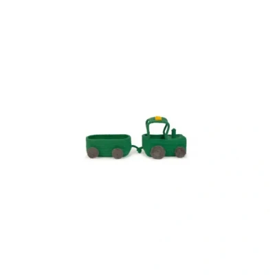 Afbeelding van Lorena Canals Opbergmand Tractor 35x15x15cm Groen