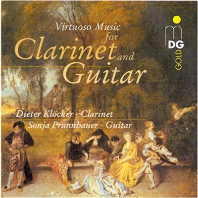 Afbeelding van Dieter Klöcker &amp; Sonja Prunnbauer Virtuoso Music For Clarinet And Guitar (CD)