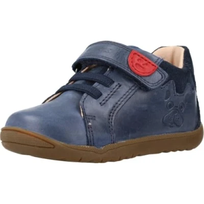 Afbeelding van Geox B Macchia Boy A, Eerste stappen Jongen, Marine.