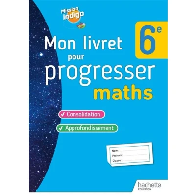 Image de Mon livret pour progresser maths 6e