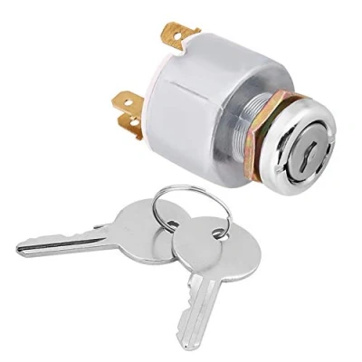Afbeelding van Contactschakelaar, 12 V universele autotractor marine 3 posities boot ON OFF starter ontsteking waterdichte schakelaars bediening met 2 sleutels SPB501