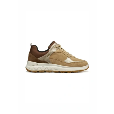 Afbeelding van Geox Spherica 4x4 B Abx, Sneakers, Dames, Maat: 38, goud