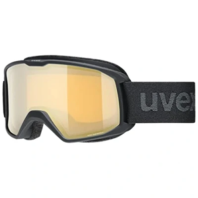 Afbeelding van uvex elemnt FM, skibril, uniseks, volwassenen, mat zwart/goud LGL, one size